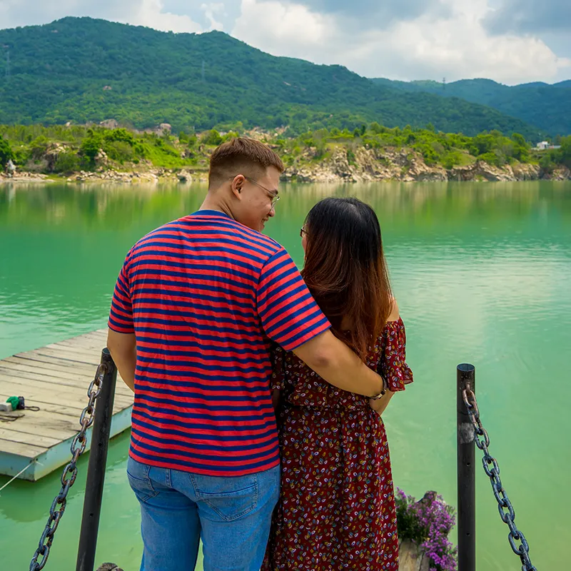 Dam Backwaters - Pre-wedding shoot location at KeshavBaag