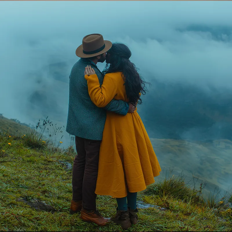 Mountain Panorama - Pre-wedding shoot location at KeshavBaag
